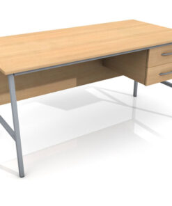 Site Office Single Pedestal Desk (1500m)