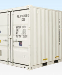 10Ft X 8Ft Shipping Container (One Trip) - White