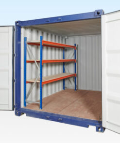 Adjustable, Heavy Duty Three Tier Container Racking (Single Bay)