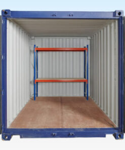 Adjustable, Heavy Duty Two Tier Racking For Rear Of Container