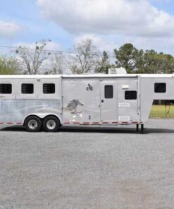 2007 American Spirit 8308LQ 3 Horse Trailer with 8' Short Wall