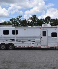 2007 American Spirit 8410GLQ 4 Horse Trailer with 10' Short Wall