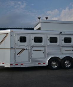 2008 C and C Trailers 4 Horse Bumper Horse Trailer