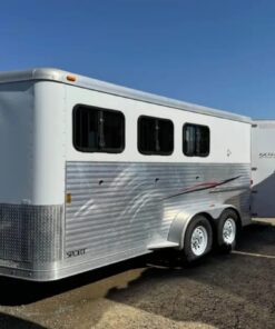 2008 Exiss Sport ES 30B 3 horse slant horse trailer