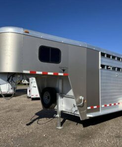 2012 Hart Trailers Short-Go Single Axle Stock / Stock Combo Trailer