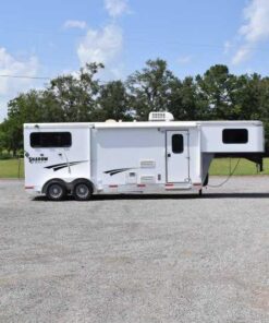 2014 Shadow 7208GLQ 2 Horse Trailer with 8' Short Wall