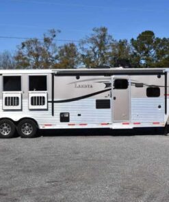 2015 Lakota 8411GLQ 4 Horse Trailer with 11' Short Wall