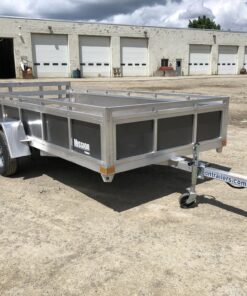 2022 Mission Trailers 6x12 Aluminum Open Utility w/Integrated Rear Ramp