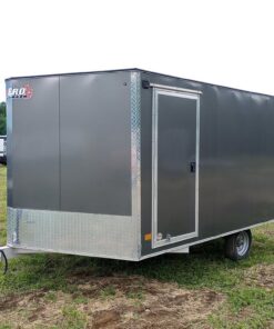 2022 Sno Pro Trailers 101x12 Aluminum Hybrid 2.0 w/Tapered Ramp, Mats & Guides
