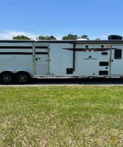 2024 Bison Trail Hand 708160 Stock Trailer with 8' Short Wall