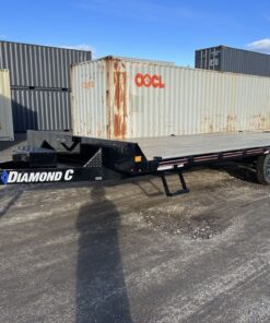2024 Diamond C 8.5x22 7K Deckover Trailer w/Slide-In Ramps