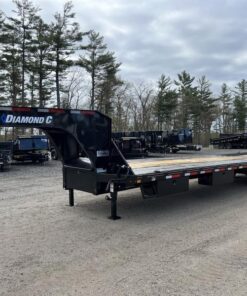 2024 Diamond C 8.5x35 25K Gooseneck Equipment Trailer w/Spare Mount
