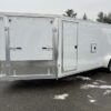 2024 E-Z Hauler 7x24 Aluminum 4-Place Drive In/Out w/Tapered Ramps, Rear Canopy