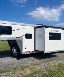 2024 Lakota Charger 8411RKGLQ 4 Horse Trailer with 11' Short Wall