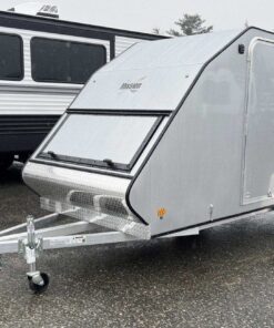 2024 Mission Trailers 60x12 Aluminum Single Place Crossover w/Galvanized Package, Rear Canopy