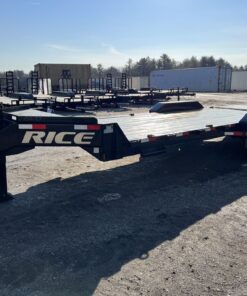 2024 Rice Trailers 7X18 Promax Industrial 21K Equipment w/Hydraulic Jack & Full Width Ramps