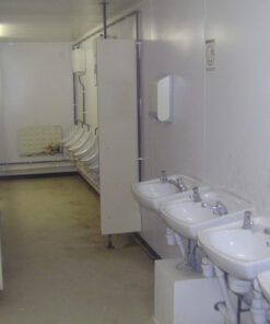 5+1 Steel Toilet Cabin 24Ft x 9Ft