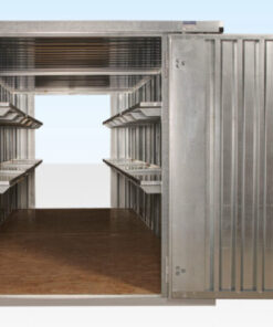 6M X 2.1M End Linked Flat Packed Container Bundle (Galvanised)