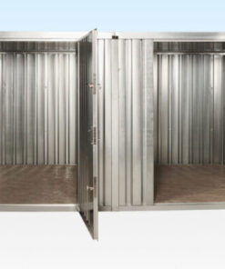 3M X 4.2M Side Linked Flat Pack Container Bundle (Galvanised)