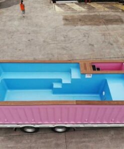 Pink 20 Ft Container Pool