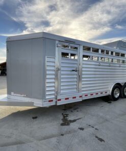NEW 2024 Elite Trailers 5 Horse Stock Combo BP Horse Trailer